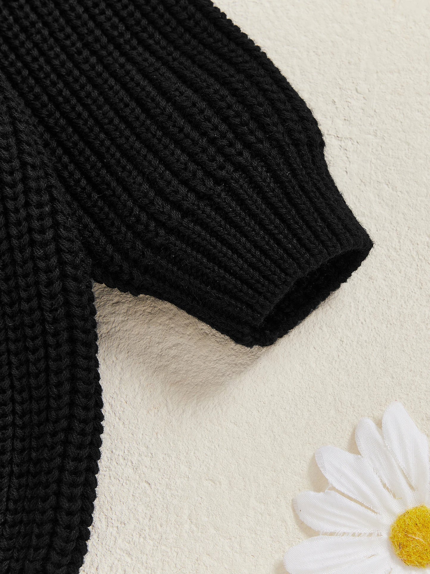 Kid Clothes Girls Autumn Knit Xmas Sweaters Long Sleeve Round Neck Bulldog/Elephant Embroidery Pullover Knitwear