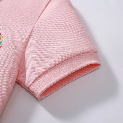 Kids Clothes Children's Clothing Baby Girls 2025 New Summer Cotton Embroidered Cartoon Unicron Dresses