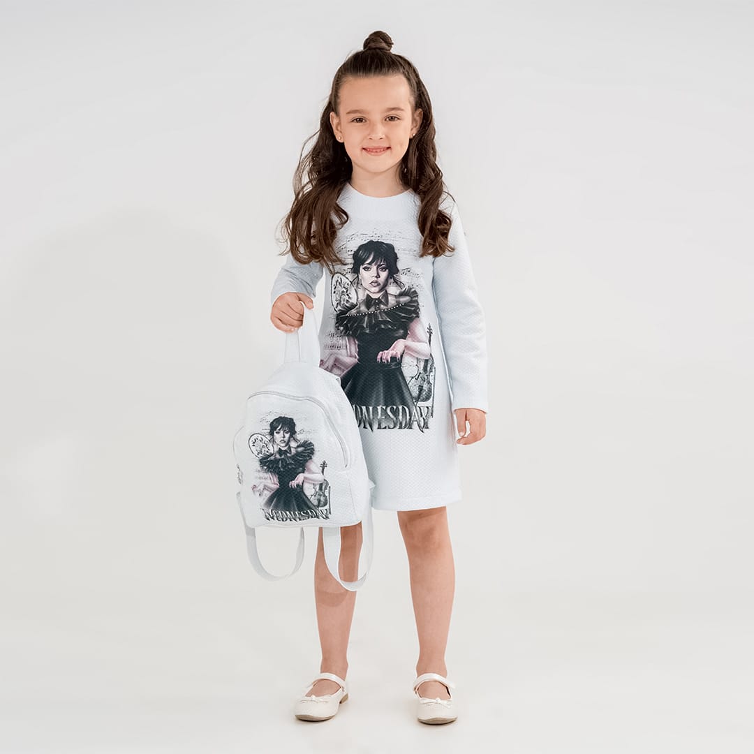 Wednesday Girls' Casual Dress-0