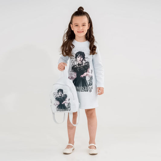 Wednesday Girls' Casual Dress-0