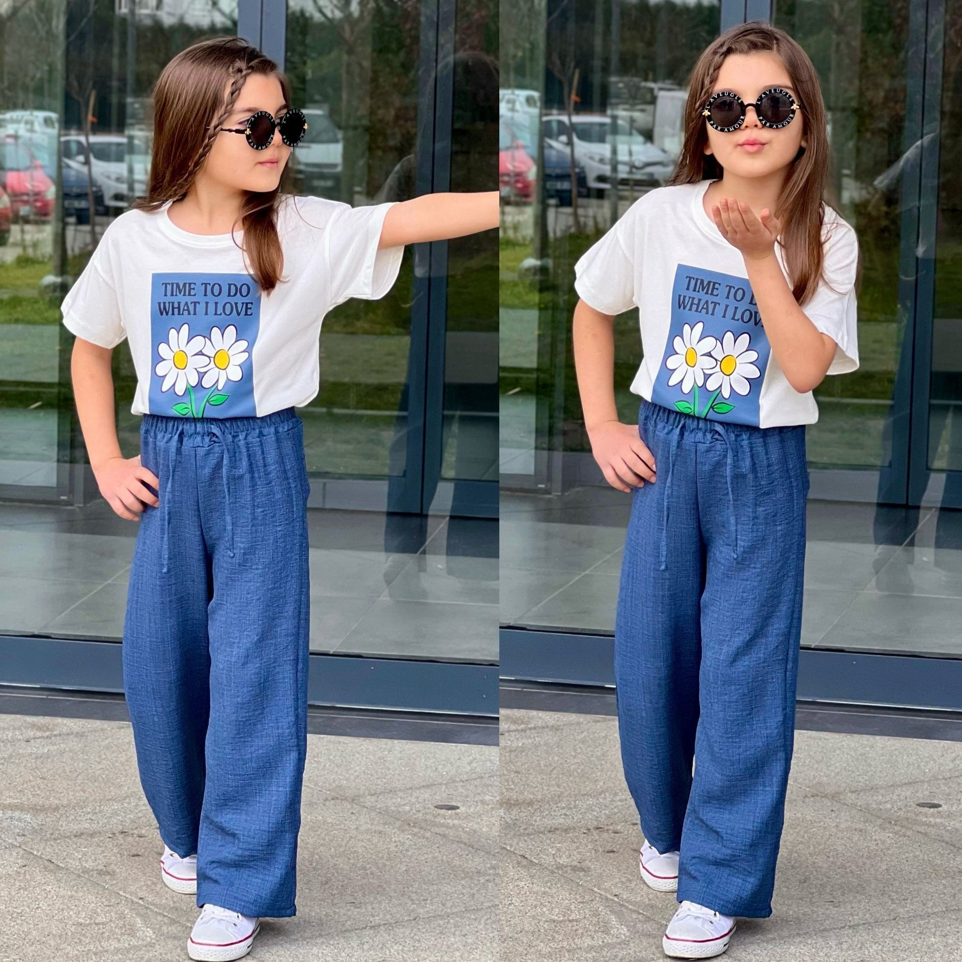 Love Blossom Girls Casual Set-0